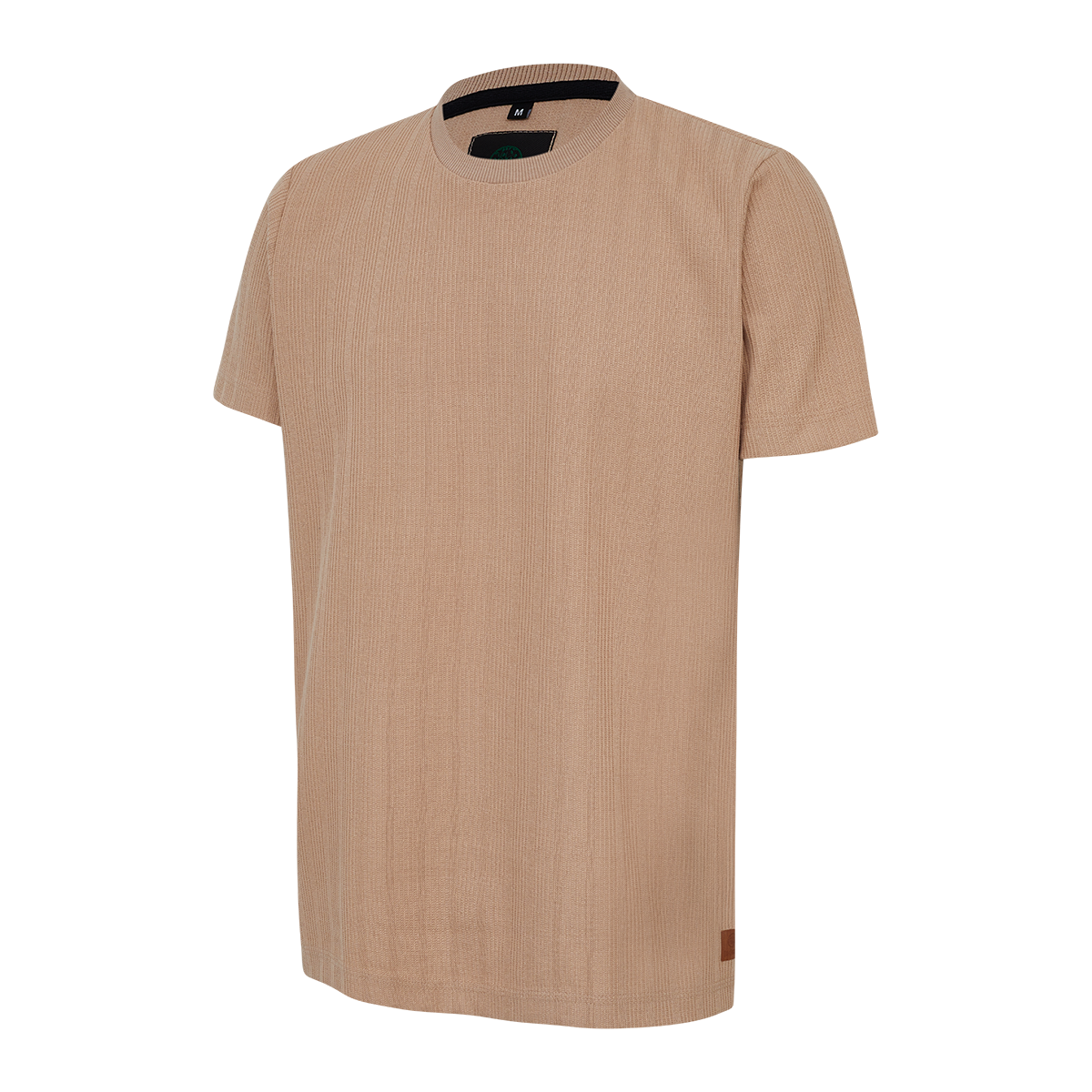 CAMISETA MANGA CURTA TEXTURIZADA