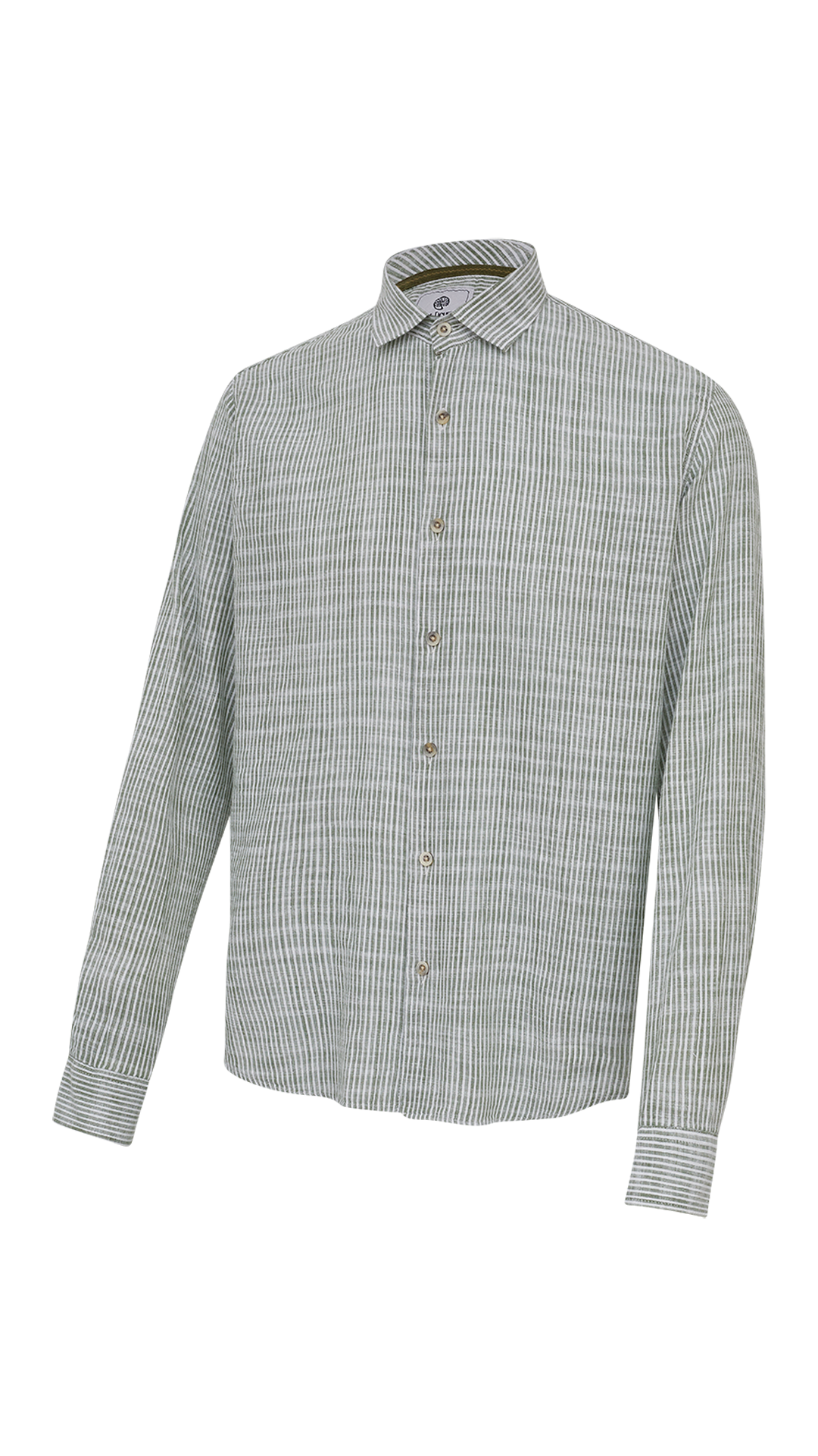 CAMISA MANGA LONGA LISTRADA