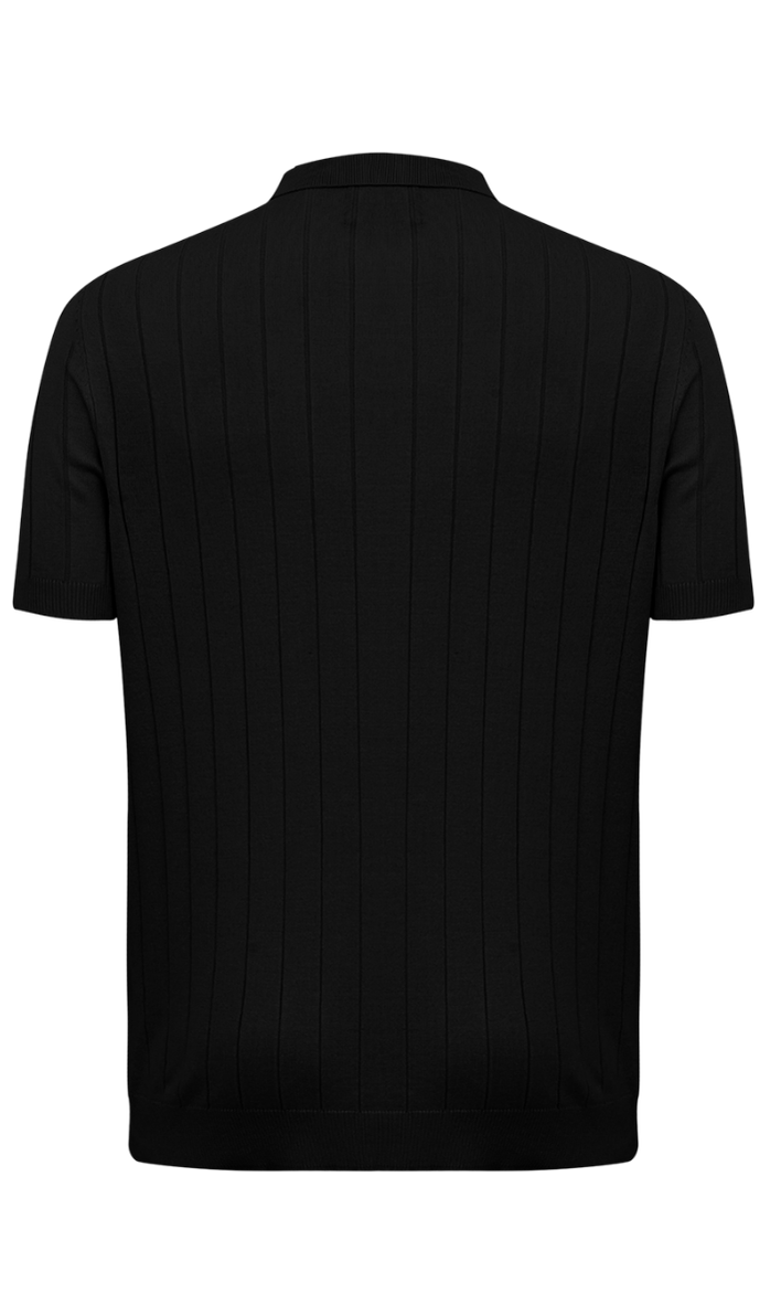 POLO TRICOT TEXTURIZADA