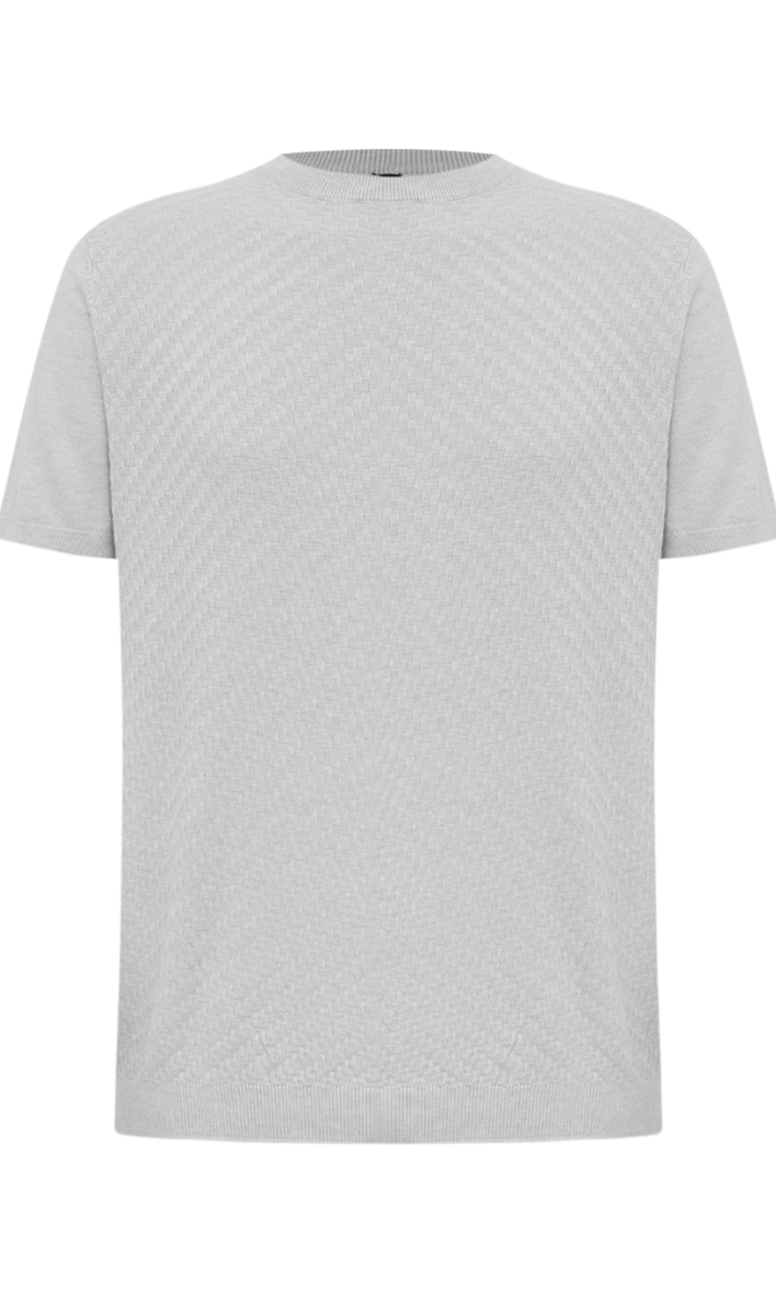 CAMISETA TRICOT TEXTURIZADA