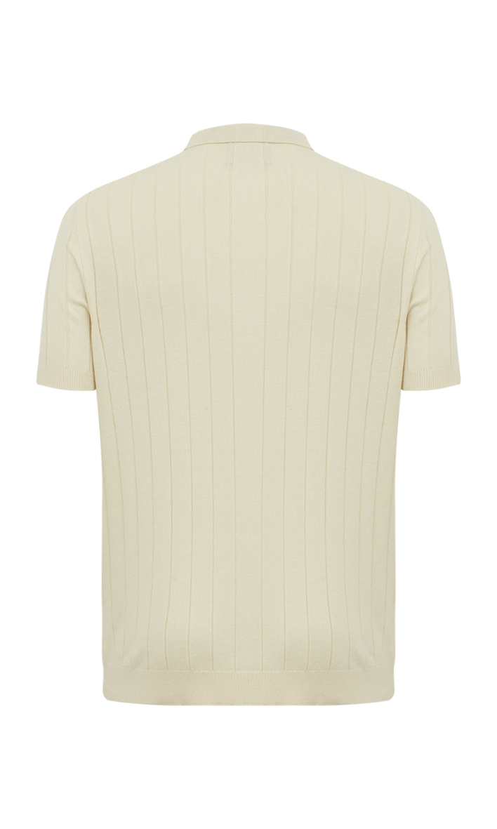 POLO TRICOT TEXTURIZADA