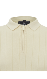POLO TRICOT TEXTURIZADA