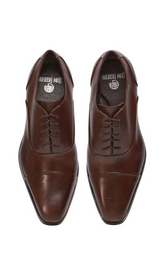 SAPATO CADARÇO SOLA COURO