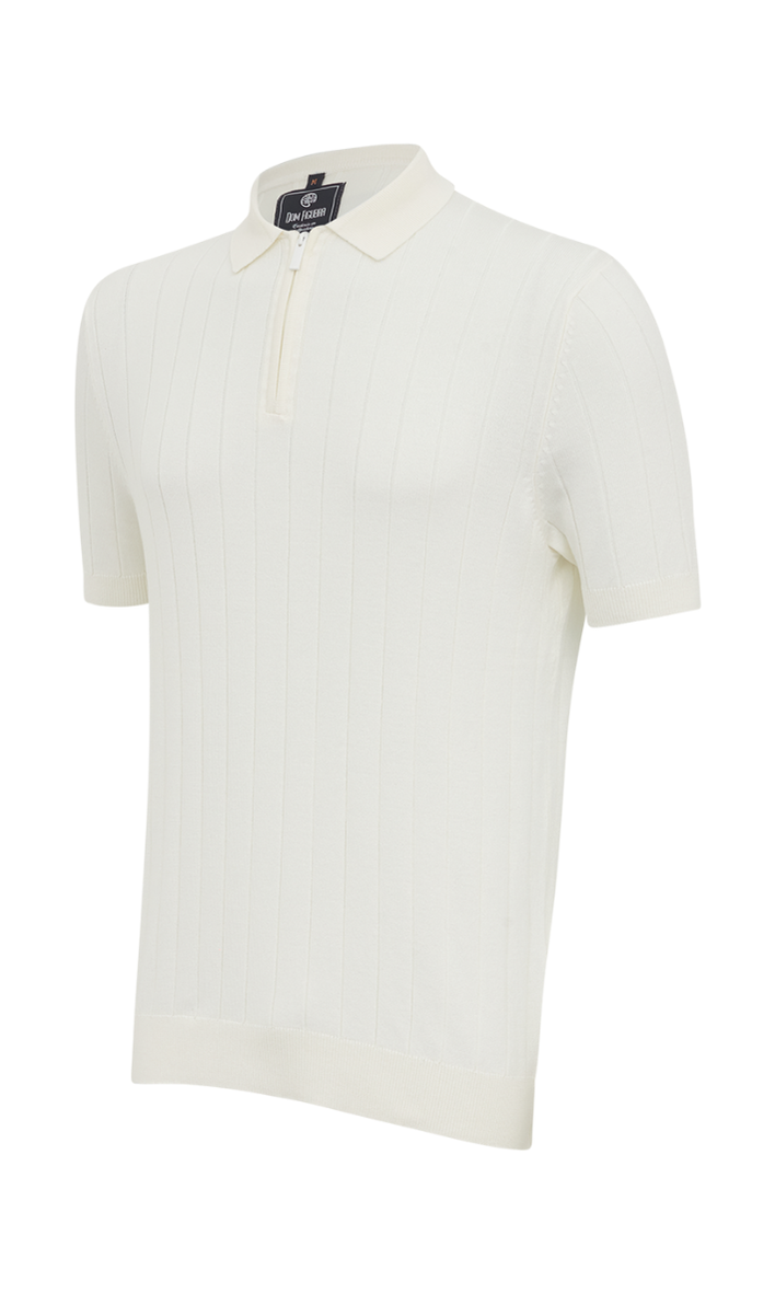 POLO TRICOT TEXTURIZADA