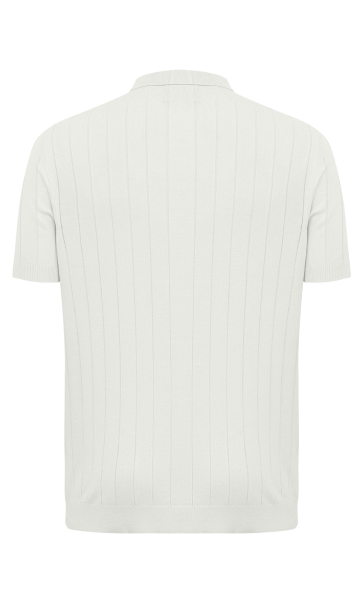 POLO TRICOT TEXTURIZADA