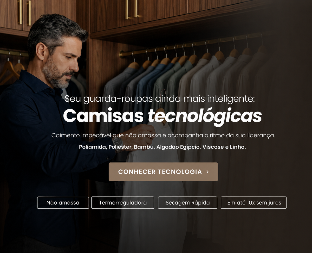 Camisas Dom Figueira com tecidos tecnológicos