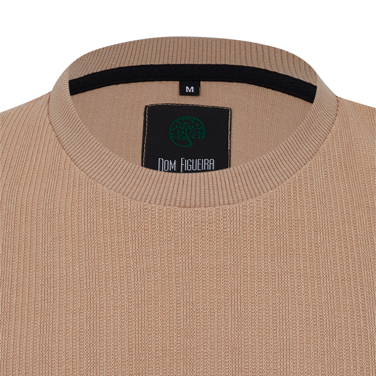 CAMISETA MANGA CURTA TEXTURIZADA