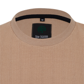 CAMISETA MANGA CURTA TEXTURIZADA