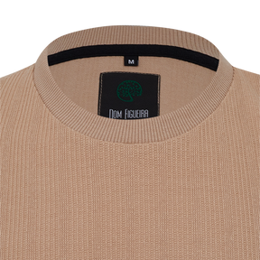 CAMISETA MANGA CURTA TEXTURIZADA