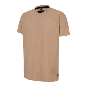 CAMISETA MANGA CURTA TEXTURIZADA