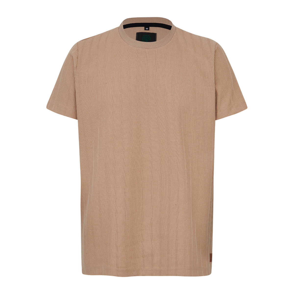CAMISETA MANGA CURTA TEXTURIZADA