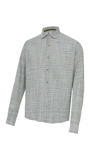 CAMISA MANGA LONGA LISTRADA