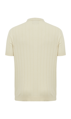 POLO TRICOT TEXTURIZADA