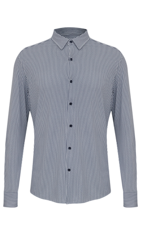 CAMISA MANGA LONGA LISTRADA