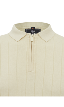 POLO TRICOT TEXTURIZADA