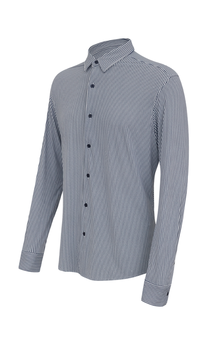 CAMISA MANGA LONGA LISTRADA