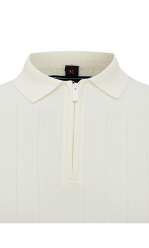 POLO TRICOT TEXTURIZADA