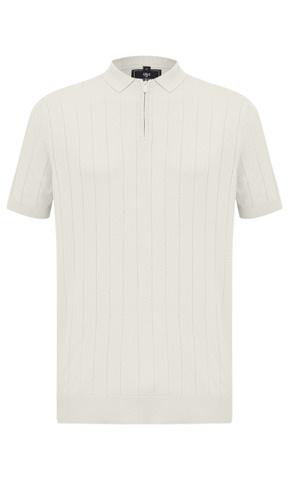 POLO TRICOT TEXTURIZADA