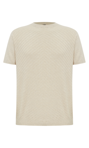 CAMISETA TRICOT TEXTURIZADA
