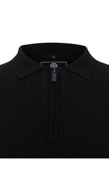 POLO TRICOT TEXTURIZADA