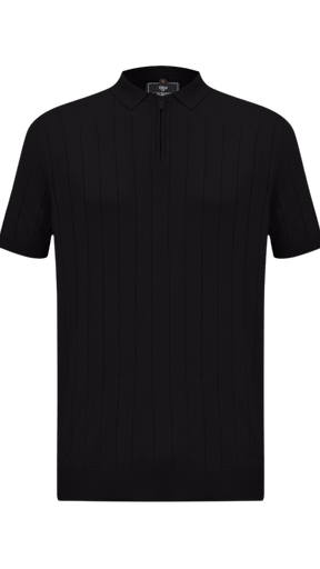 POLO TRICOT TEXTURIZADA
