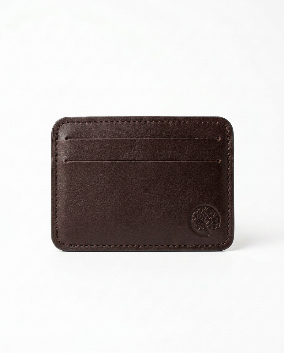 🎁 CARTEIRA PORTA CARTÃO COURO  PRETO UN (100% off)